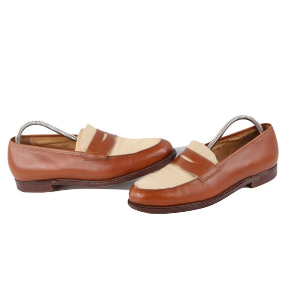 Brooks Brothers Peal And Co Leather Penny Loafers - Picture 1 of 11